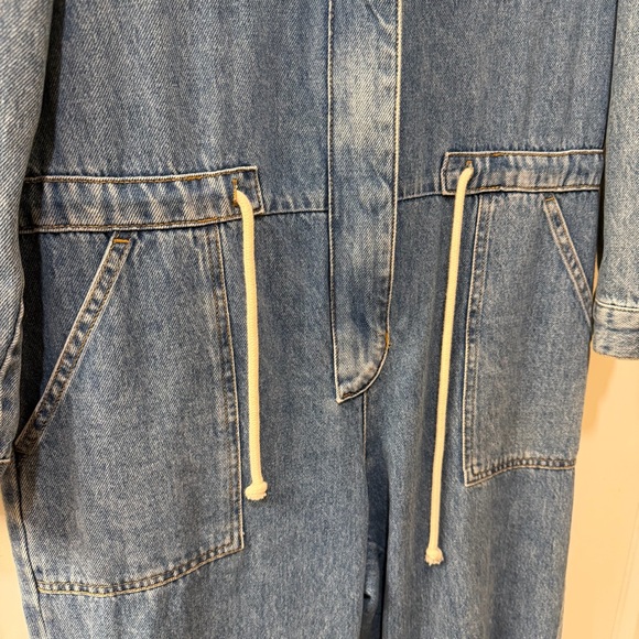 Ladies Abercrombie and Fitch Denim Jumpsuit Small - Picture 6 of 6